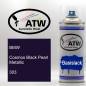 Preview: BMW, Cosmos Black Pearl Metallic, 303: 400ml Sprühdose, von ATW Autoteile West.